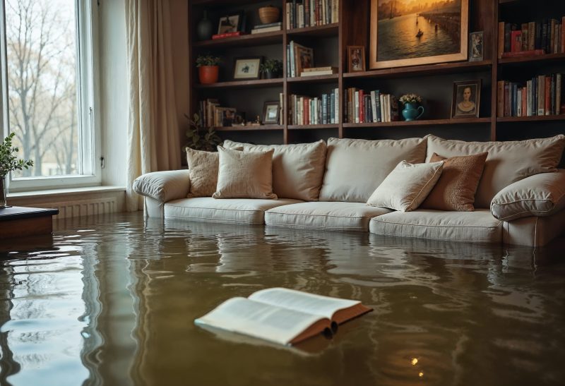 Paysage dévasté par une catastrophe naturelle — arrêtés CATNAT en France depuis 1982