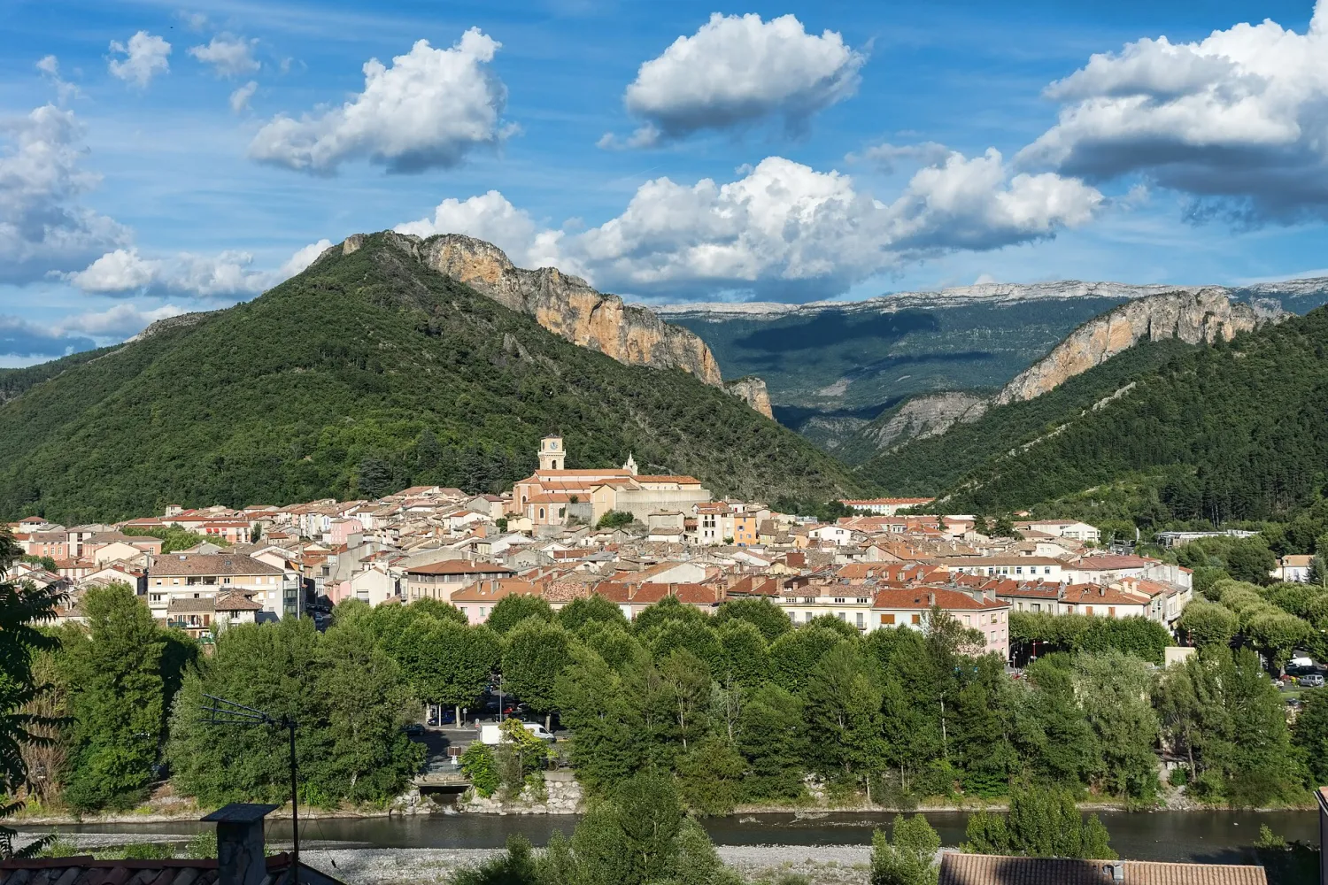 Vue de Digne-les-Bains (Alpes-de-Haute-Provence) - état des risques et pollutions (ERP)