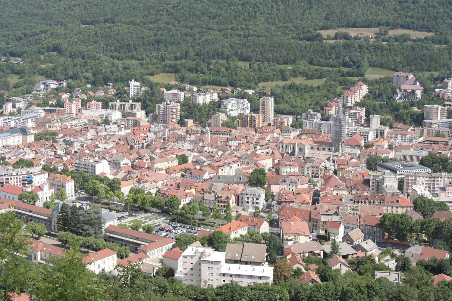 Vue de Gap - Hautes-Alpes (05), état des risques (ERP)