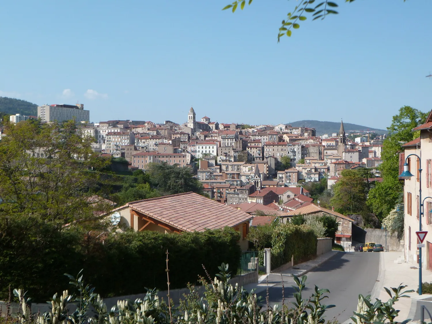Vue de Annonay - Ardèche (07), état des risques (ERP)