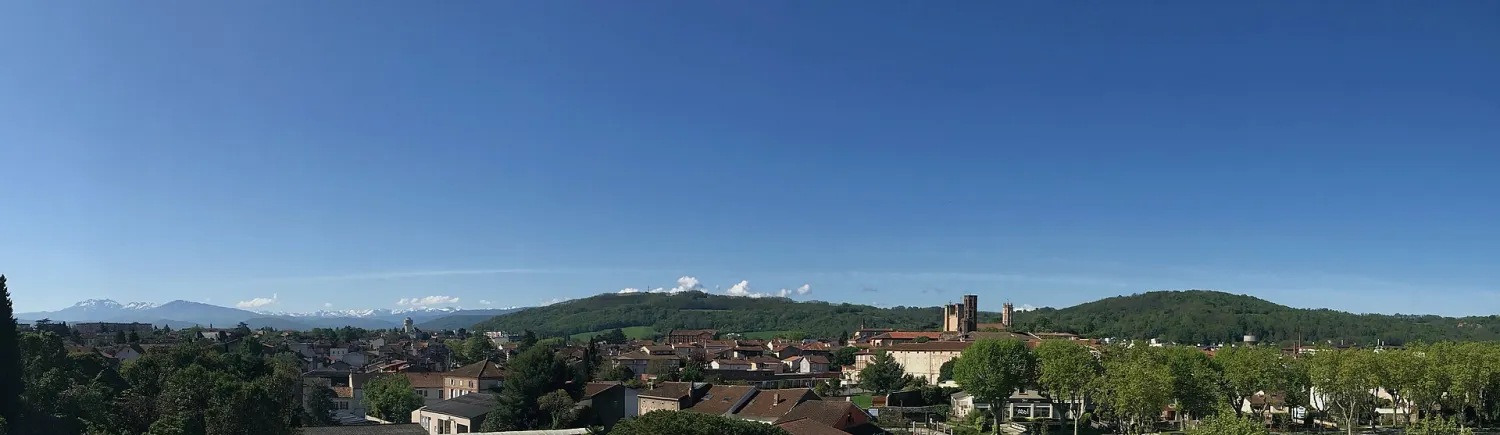 Vue de Pamiers - Ariège (09), état des risques (ERP)