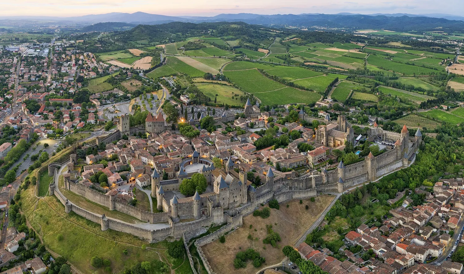 Vue de Carcassonne (Aude) - état des risques et pollutions (ERP)