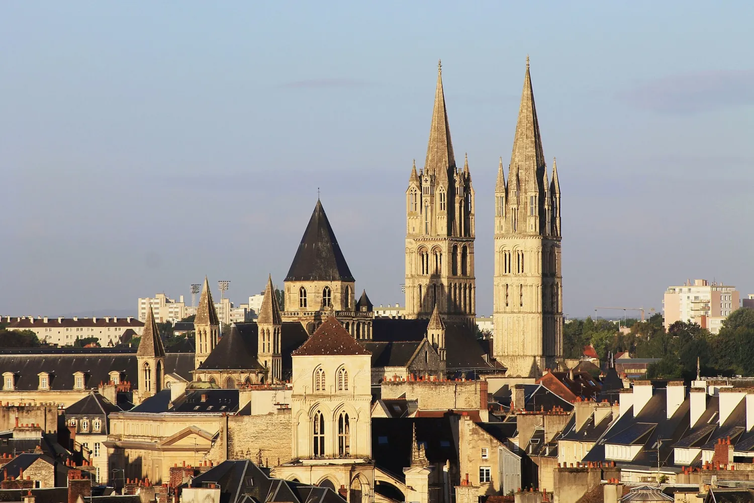 Vue de Caen (Calvados) - état des risques et pollutions (ERP)