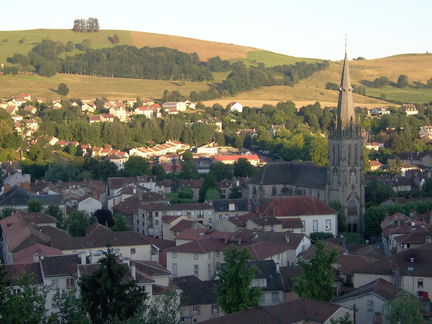 Vue de Aurillac - Cantal (15), état des risques (ERP)
