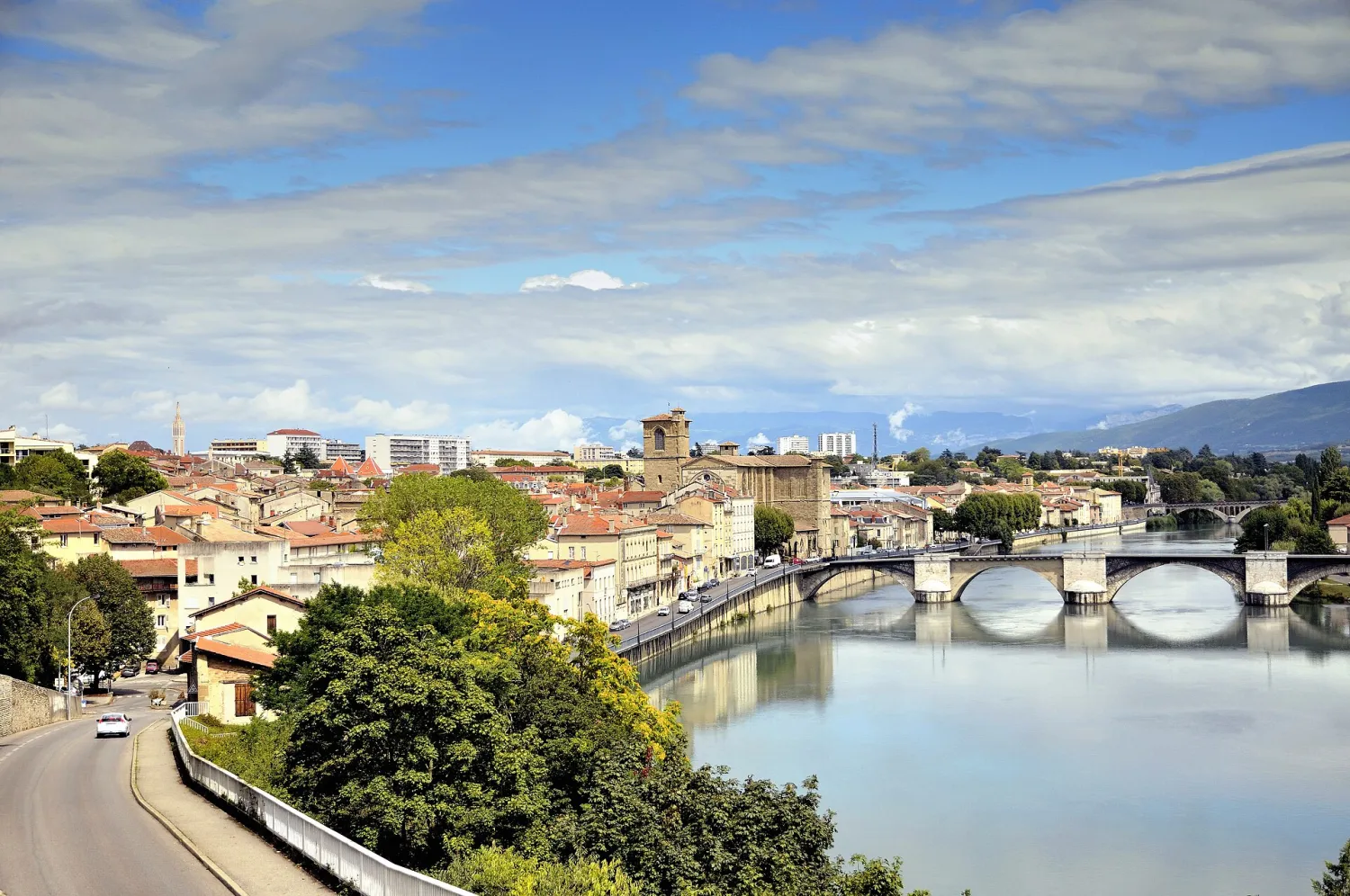 Vue de Romans-sur-Isère (Drôme) - état des risques et pollutions (ERP)