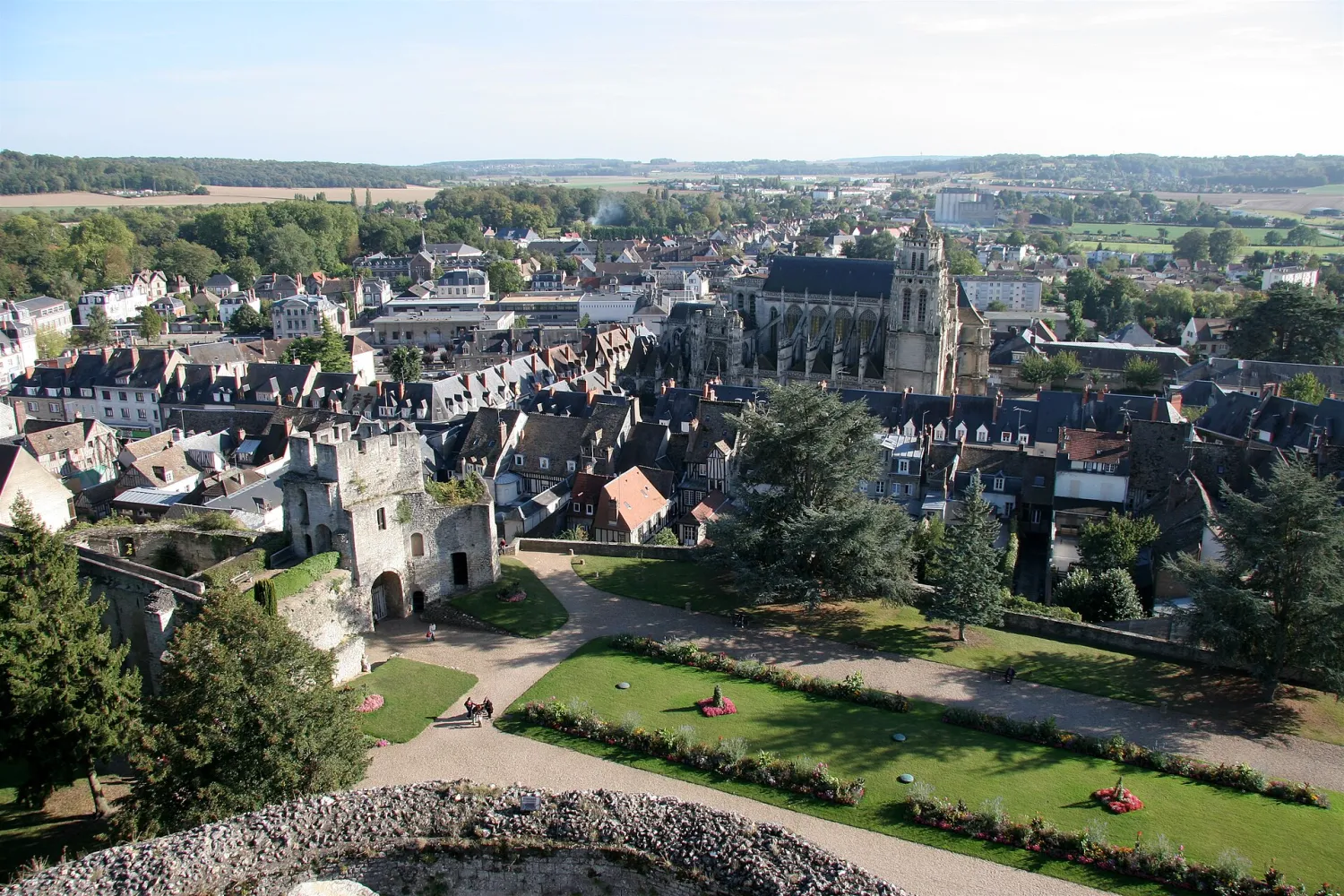 Vue de Gisors (Eure) - état des risques et pollutions (ERP)