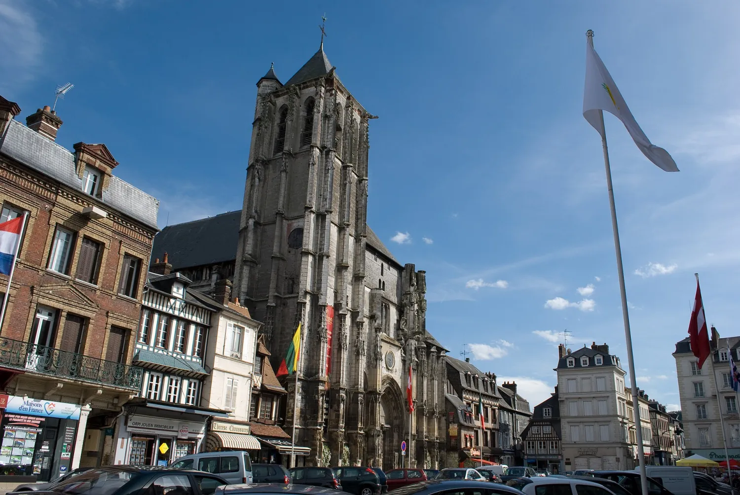 Vue de Pont-Audemer (Eure) - état des risques et pollutions (ERP)