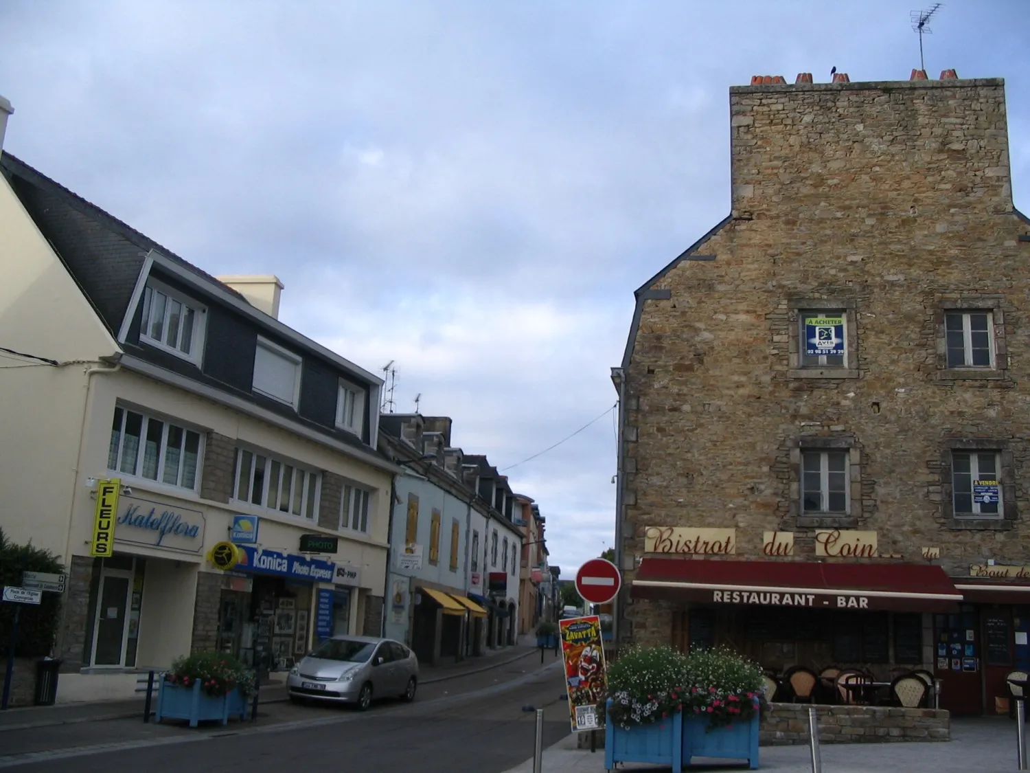 Vue de Fouesnant (Finistère) - état des risques et pollutions (ERP)