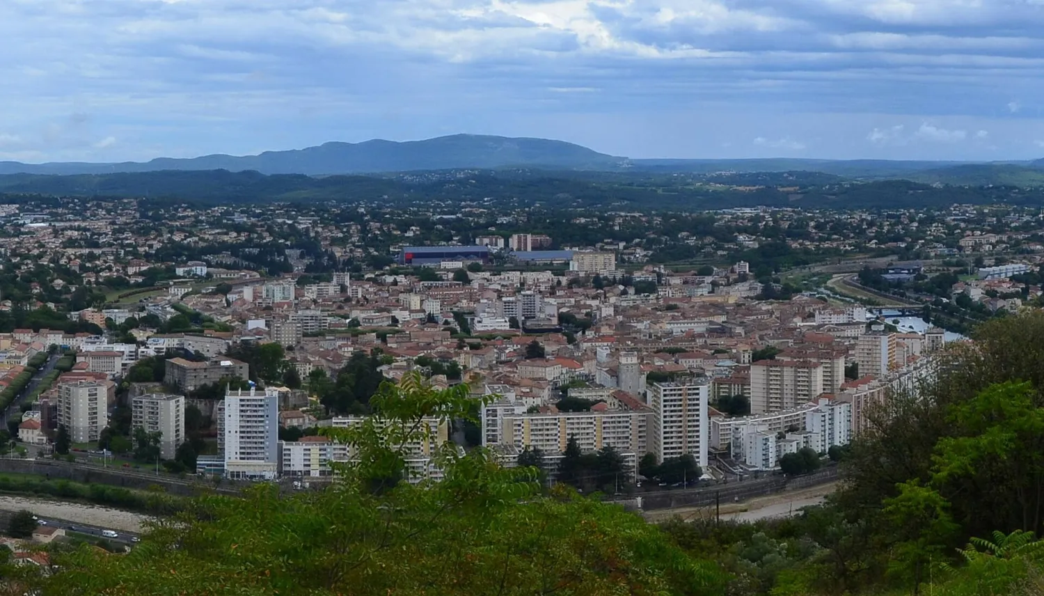 Vue de Alès (Gard) - état des risques et pollutions (ERP)