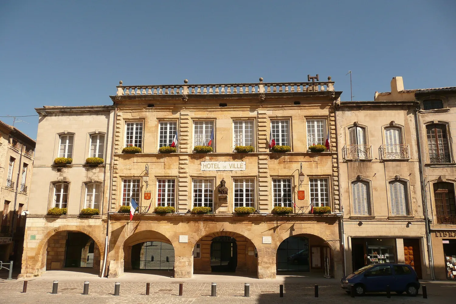 Vue de Bagnols-sur-Cèze (Gard) - état des risques et pollutions (ERP)