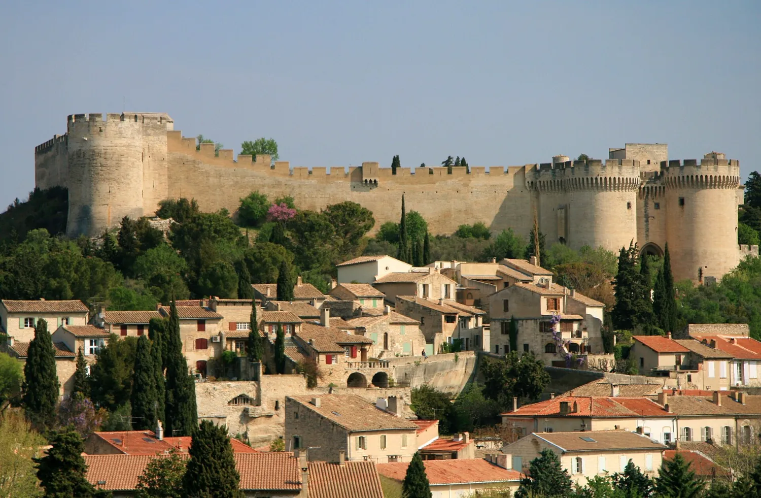 Vue de Villeneuve-lès-Avignon (Gard) - état des risques et pollutions (ERP)