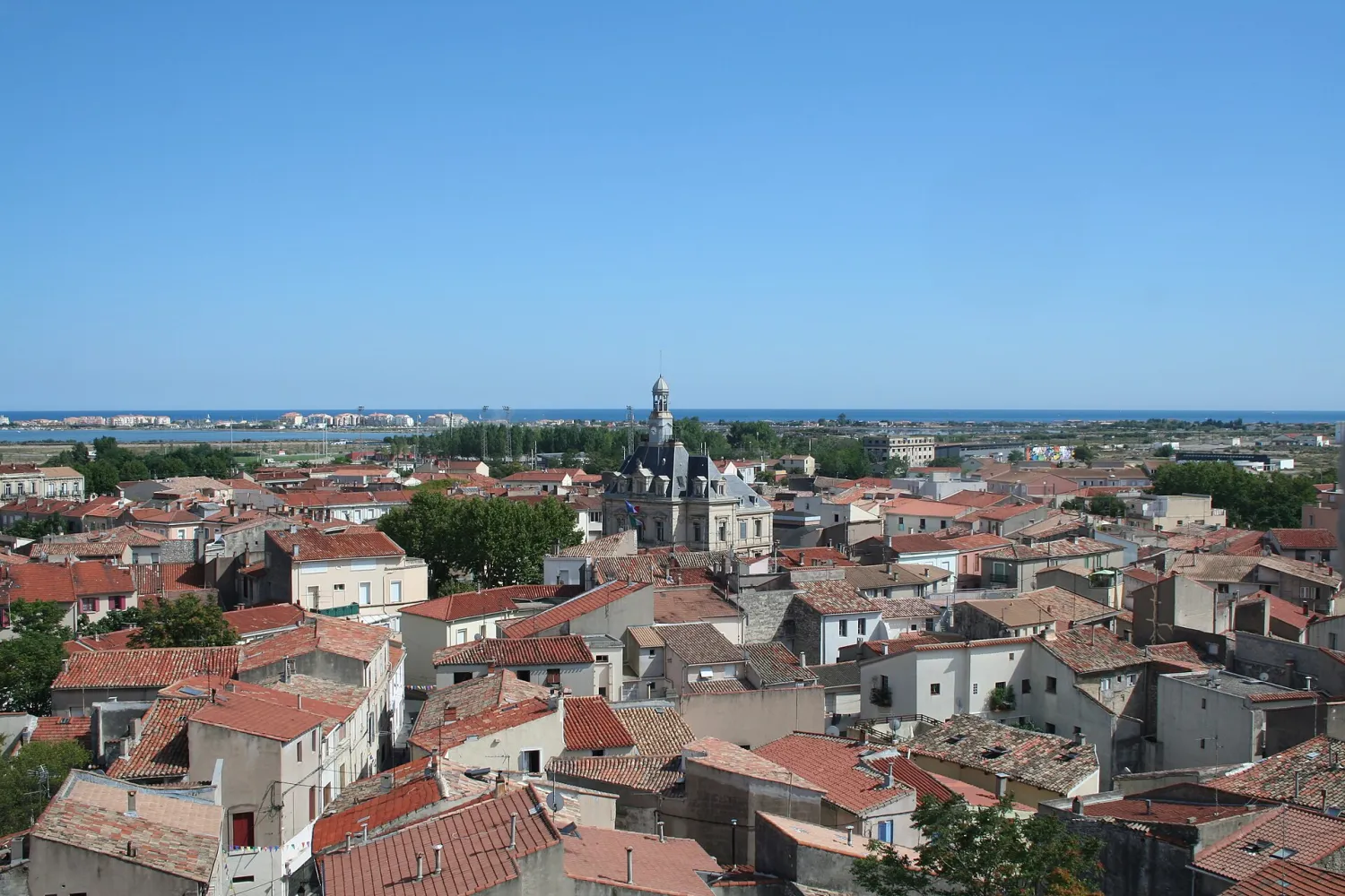 Vue de Frontignan (Hérault) - état des risques et pollutions (ERP)
