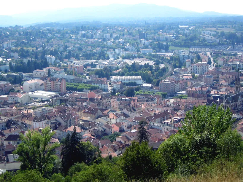 Vue de Voiron (Isère) - état des risques et pollutions (ERP)