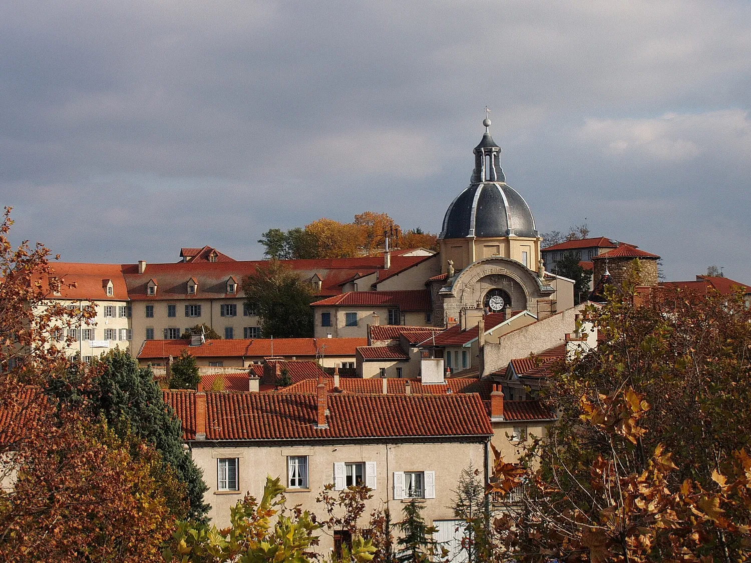 Vue de Montbrison (Loire) - état des risques et pollutions (ERP)