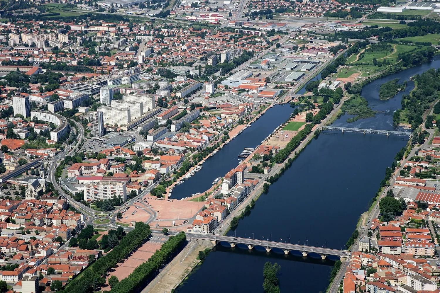 Vue de Roanne (Loire) - état des risques et pollutions (ERP)