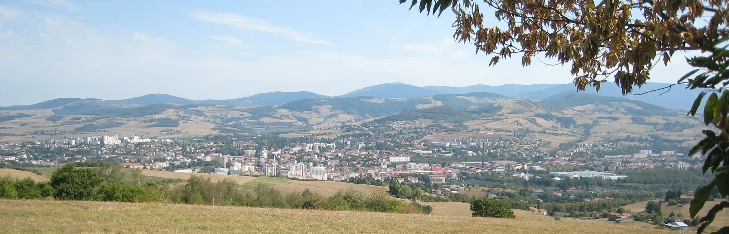 Vue de Saint-Chamond (Loire) - état des risques et pollutions (ERP)