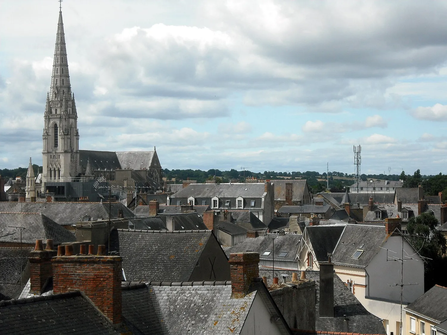 Vue de Châteaubriant (Loire-Atlantique) - état des risques et pollutions (ERP)