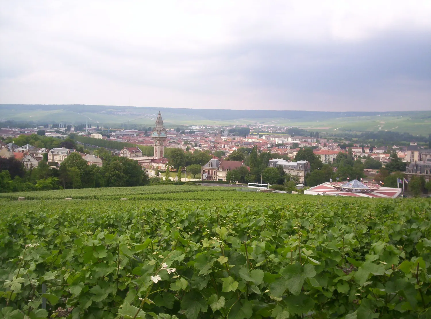 Vue de Épernay (Marne) - état des risques et pollutions (ERP)