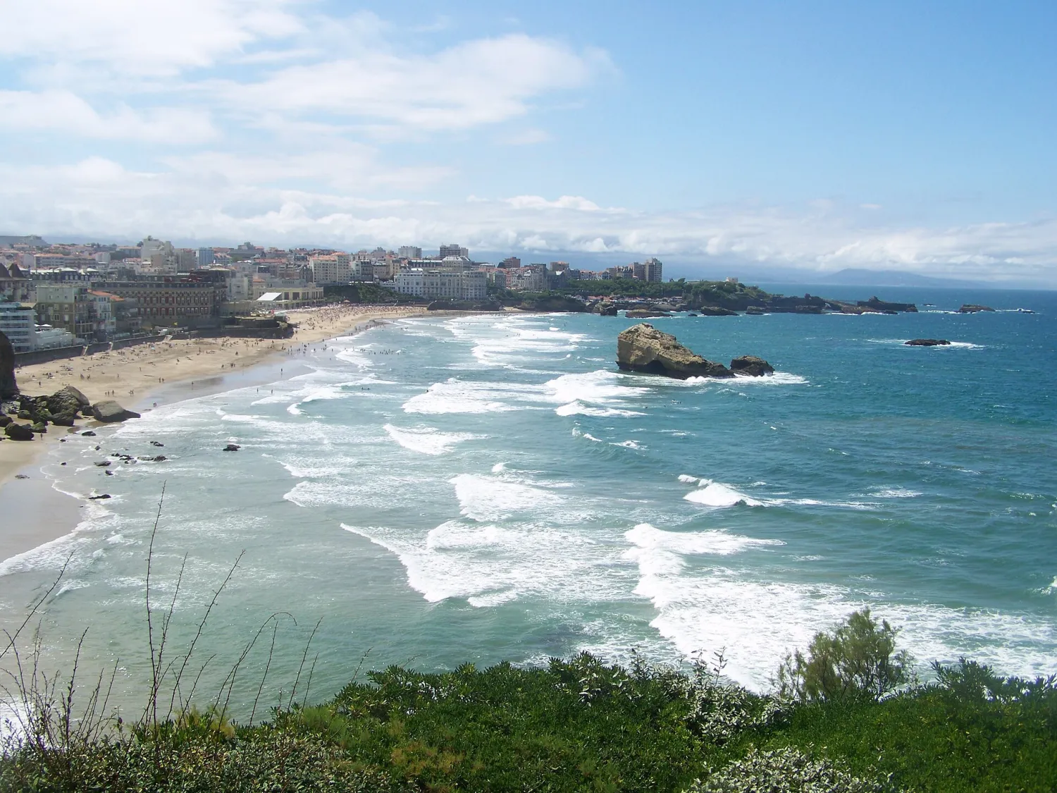 Vue de Biarritz (Pyrénées-Atlantiques) - état des risques et pollutions (ERP)