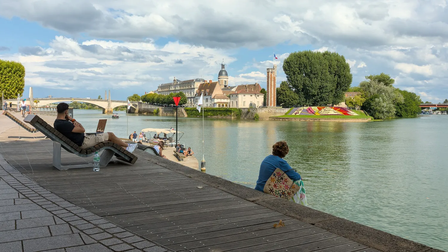 Vue de Chalon-sur-Saône (Saône-et-Loire) - état des risques et pollutions (ERP)