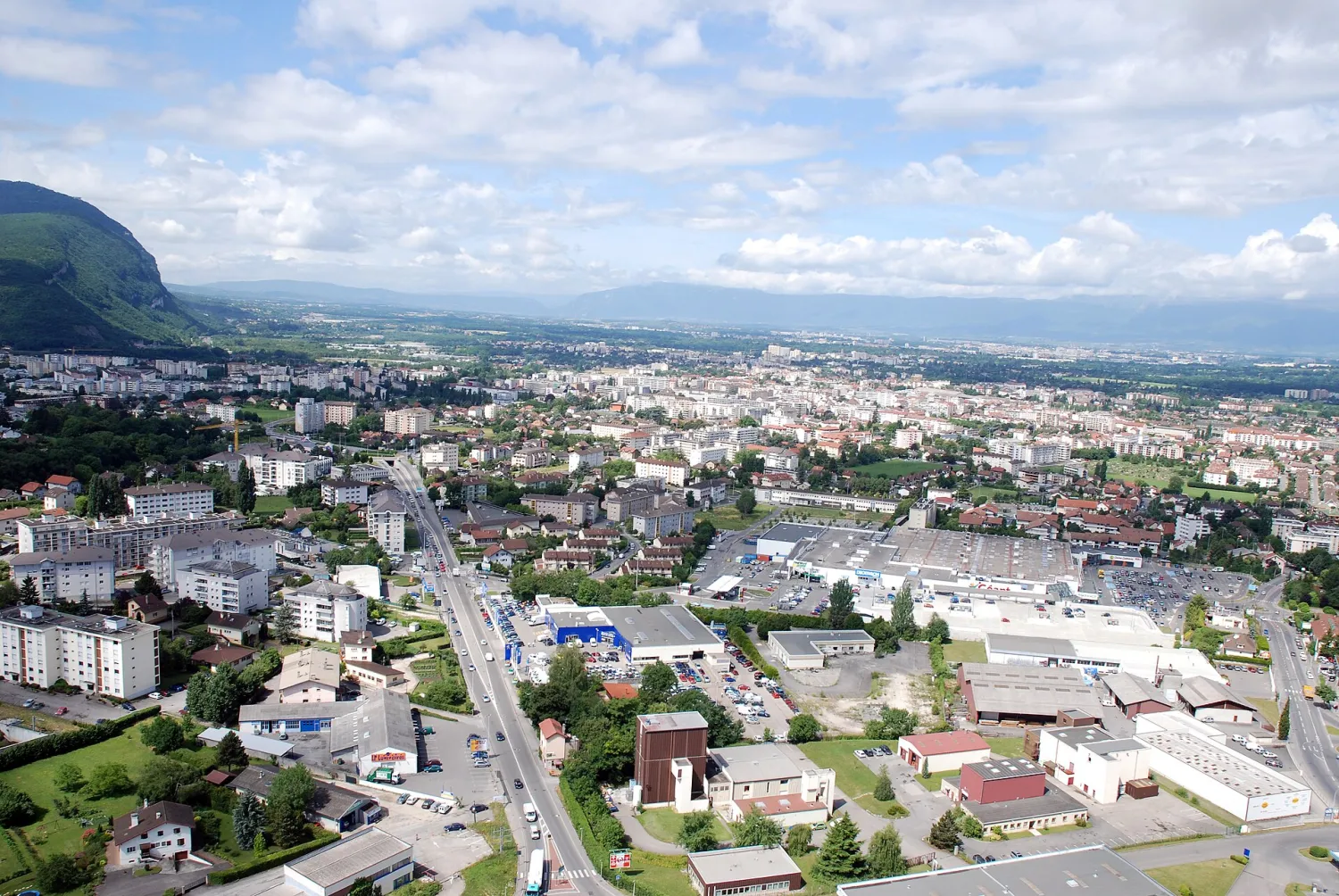 Vue de Annemasse (Haute-Savoie) - état des risques et pollutions (ERP)
