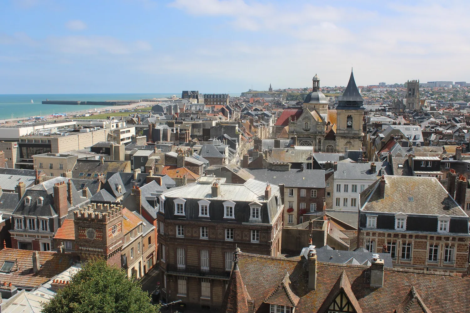 Vue de Dieppe (Seine-Maritime) - état des risques et pollutions (ERP)