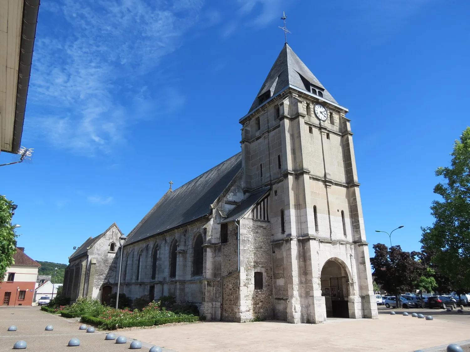 Vue de Saint-Étienne-du-Rouvray (Seine-Maritime) - état des risques et pollutions (ERP)