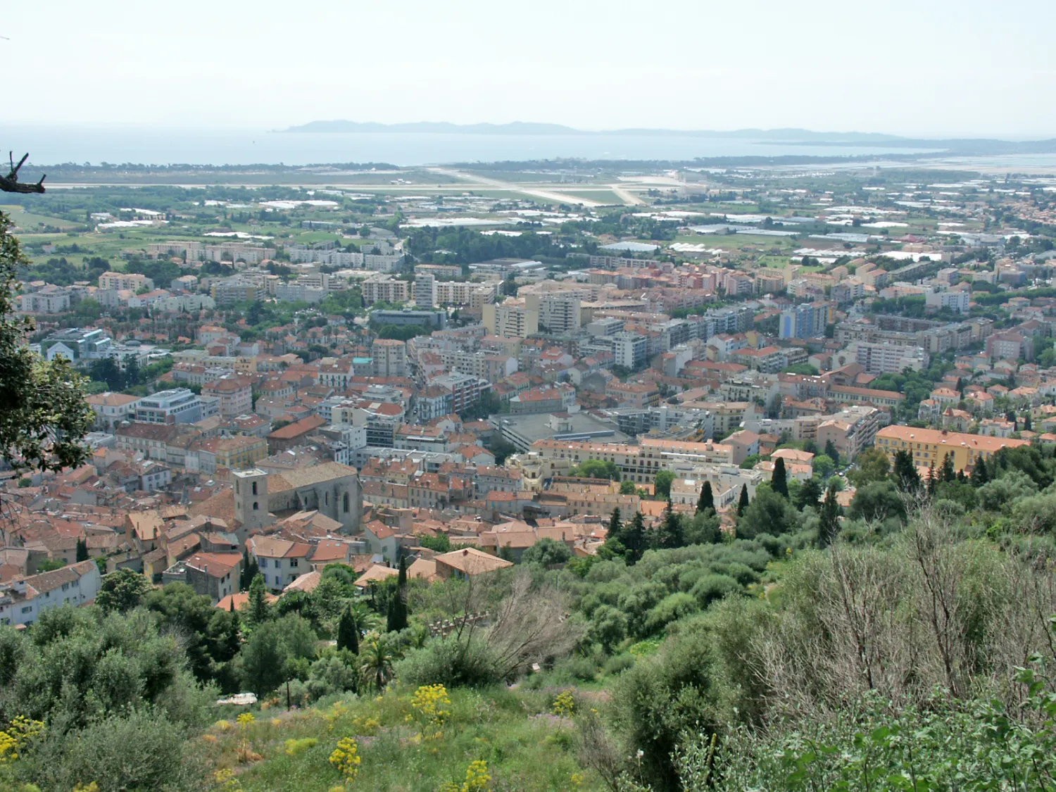 Vue de Hyères (Var) - état des risques et pollutions (ERP)