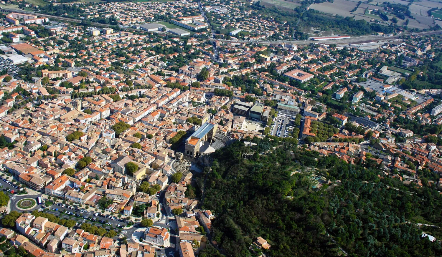 Vue de Orange (Vaucluse) - état des risques et pollutions (ERP)