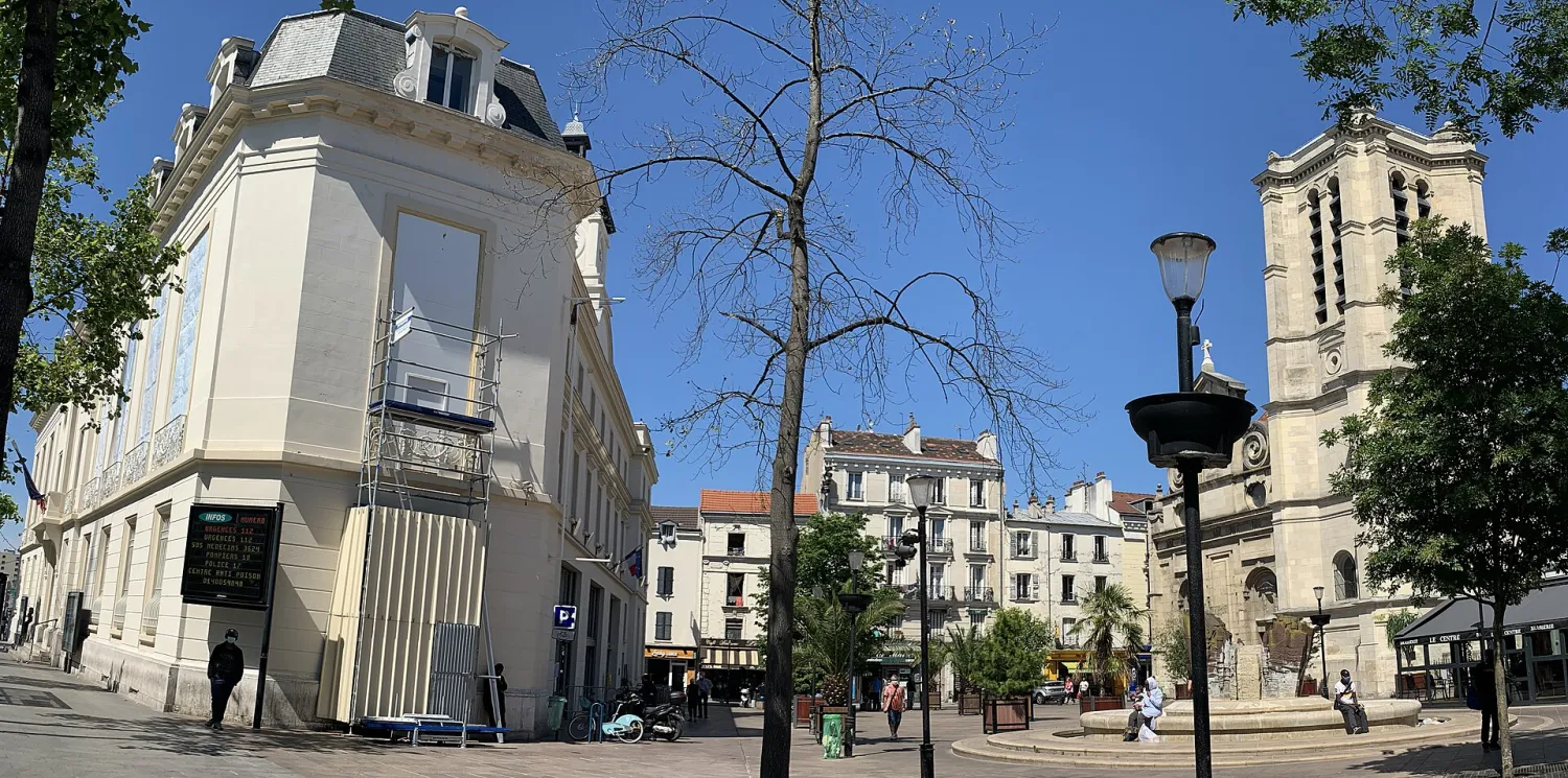 Vue de Aubervilliers (Seine-Saint-Denis) - état des risques et pollutions (ERP)