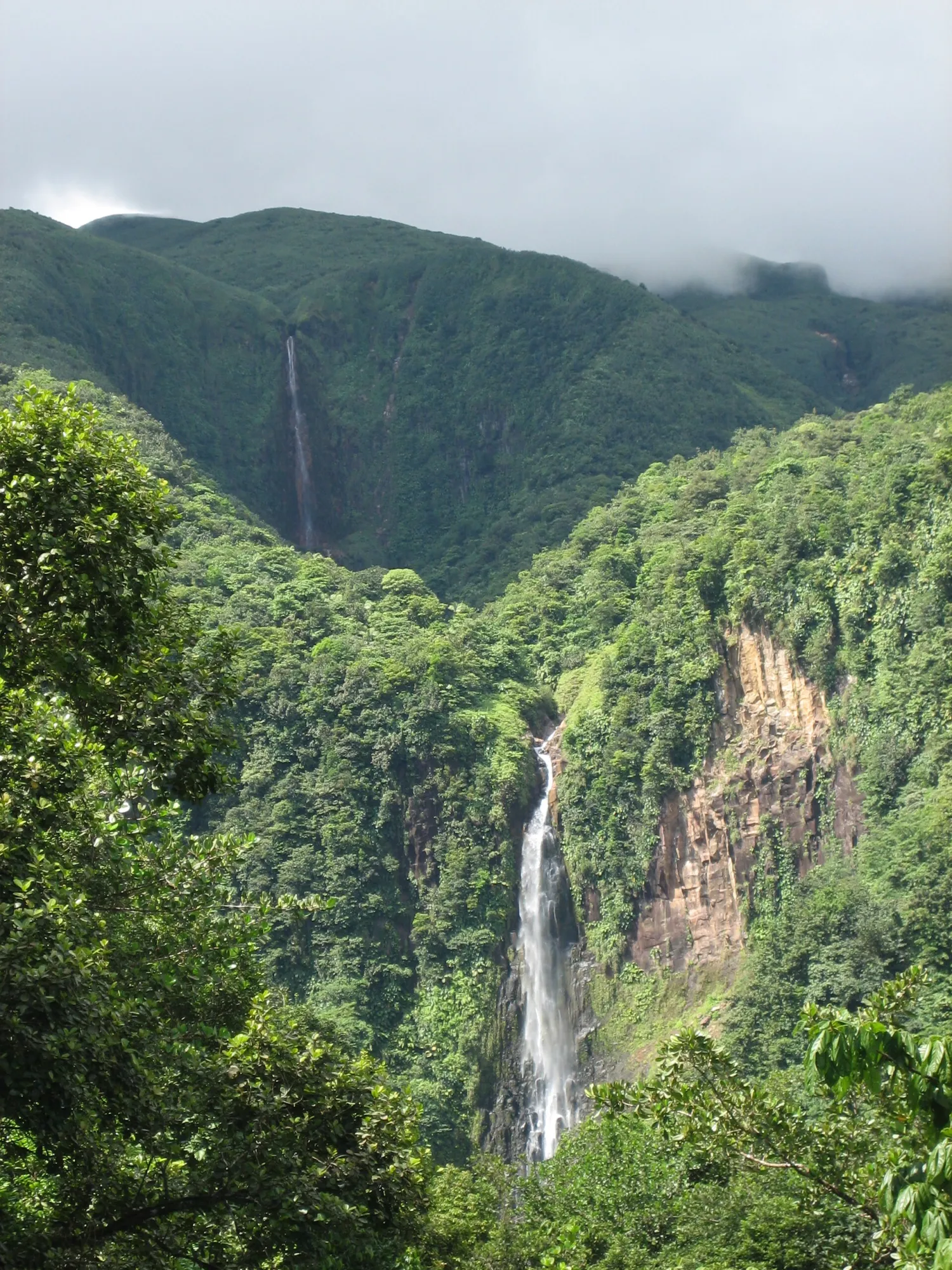Vue de Capesterre-Belle-Eau (Guadeloupe) - état des risques et pollutions (ERP)