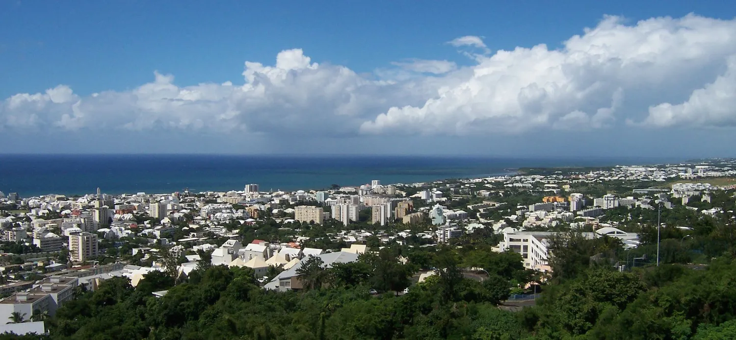 Vue de la région La Réunion